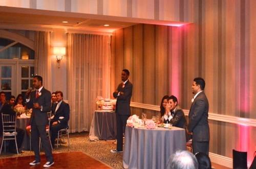 Wedding Toast at San Diego Mission Bay Resort 