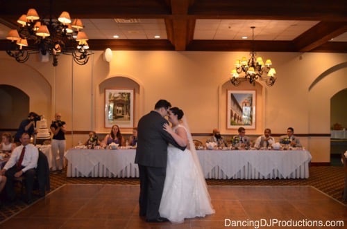 First Dance at Golf Course Club House