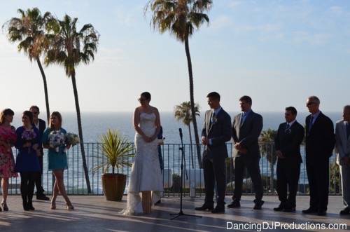 Wedding Ceremony at La Jolla Cove Suites 