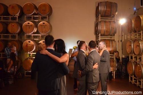 First Dance at Ponte Winery Barrel Room