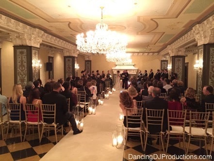 US Grant Crystal Ballroom Wedding Ceremony