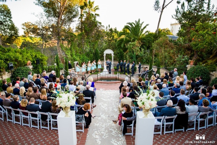 Wedding Ceremony at The Prado Casa Del Rey Moro Gardens