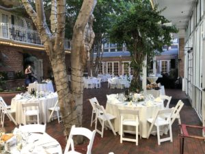 Ceremony turned reception space at Horton Grand