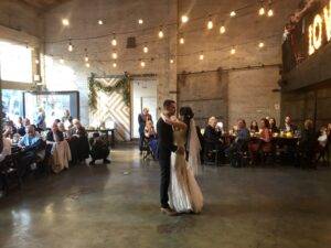 Romantic first dance at Luce Loft