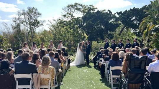 San Diego Botanic Garden Wedding Cermony