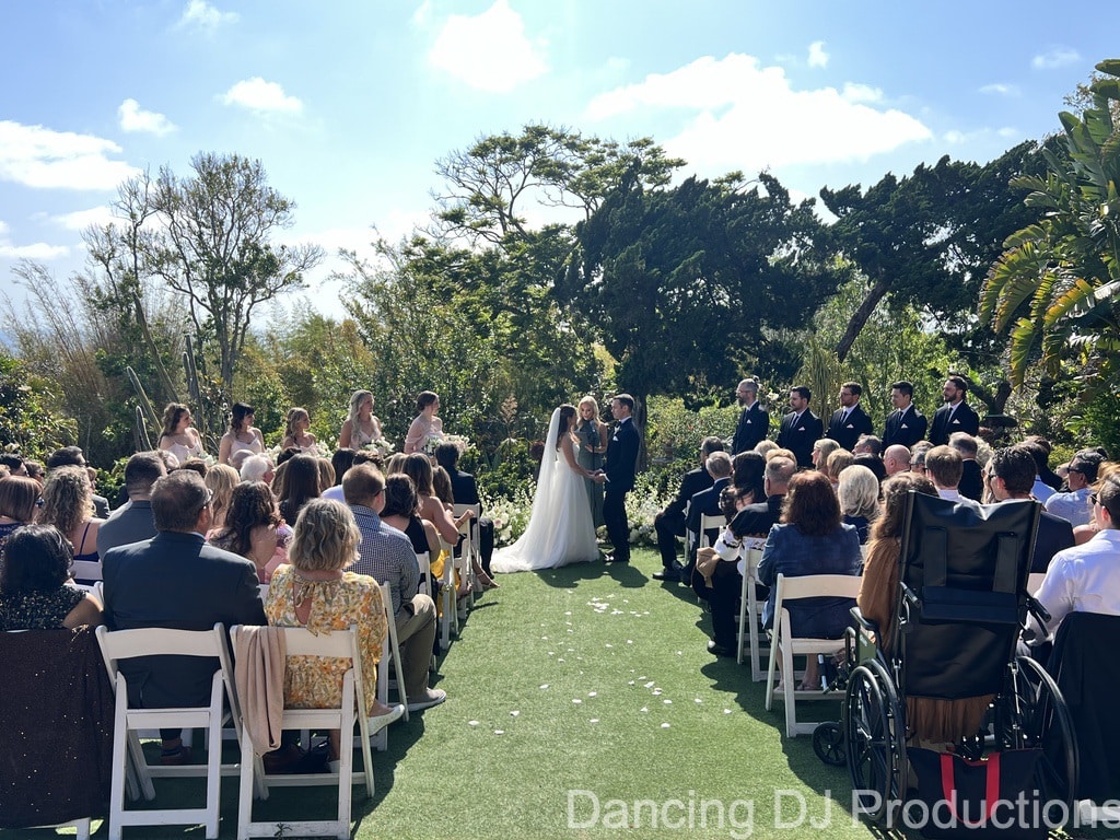 San Diego Botanic Garden Wedding Cermony
