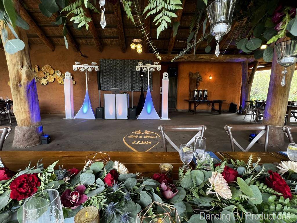 San Diego Safari Park Wedding DJ Setup