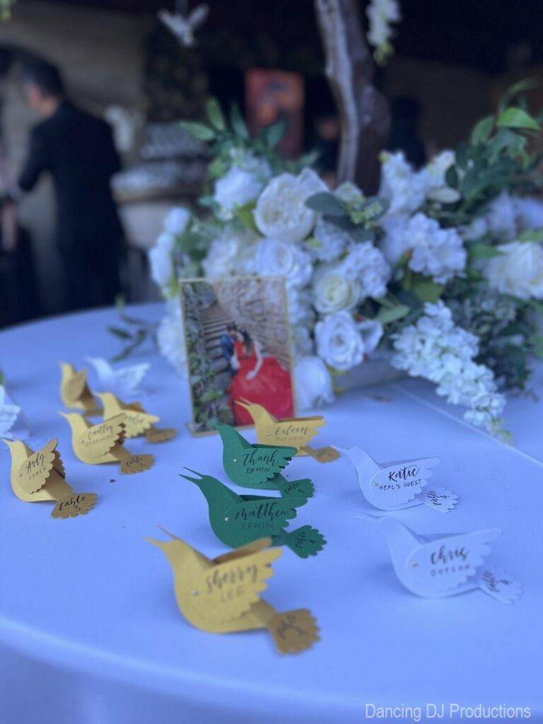 Wedding Bird Place Cards