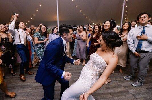 San Diego Wedding Couple Dancing