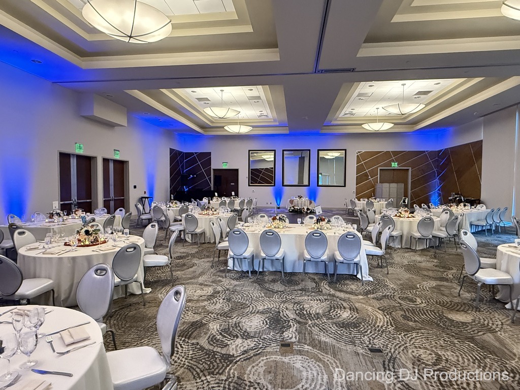 Dana Mission Bay Wedding with Uplighting